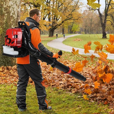 Gas Blower Variable Speed Power Garden Leaf Cleaner 4-Stroke Leaf Blower
