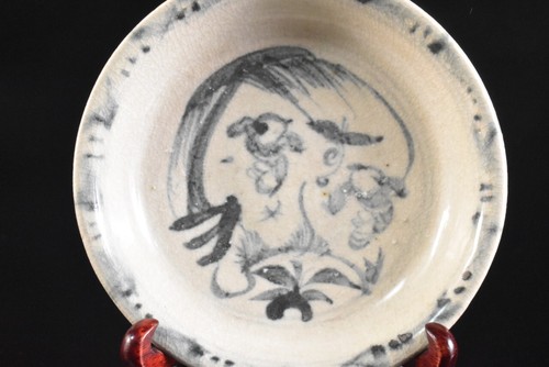 T8075: Chinese Blue&White Karako Muffle painting PLATE/dish - Picture 2 of 9
