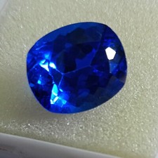 Cushion Cut Cornflower Blue Sapphire Certified Ceylon 15 Ct Loose Gemstone
