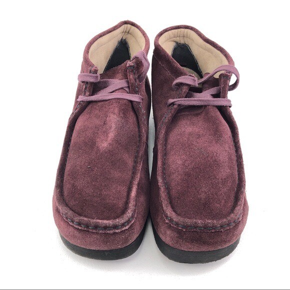 Clarks Stinson Hi Desert Chukka Boots Mens Size 11M Burgundy  display picture 2