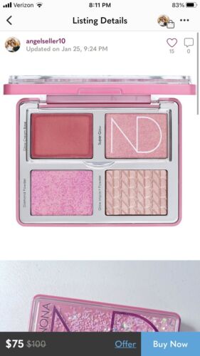 Natasha Denona LOVE GLOW Cheek Palette Powder Cream Blush Highlighter NIB - Picture 11 of 12