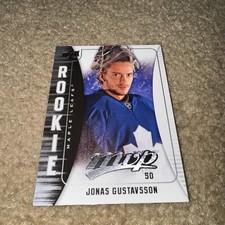 2009-10 Upper Deck MVP - #390 Jonas Gustavsson (RC)