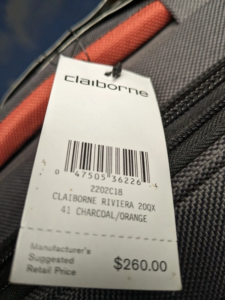 NWT Liz Claiborne Riviera Expandable Spinner Carry On Luggage Bag - Image 3 of 4