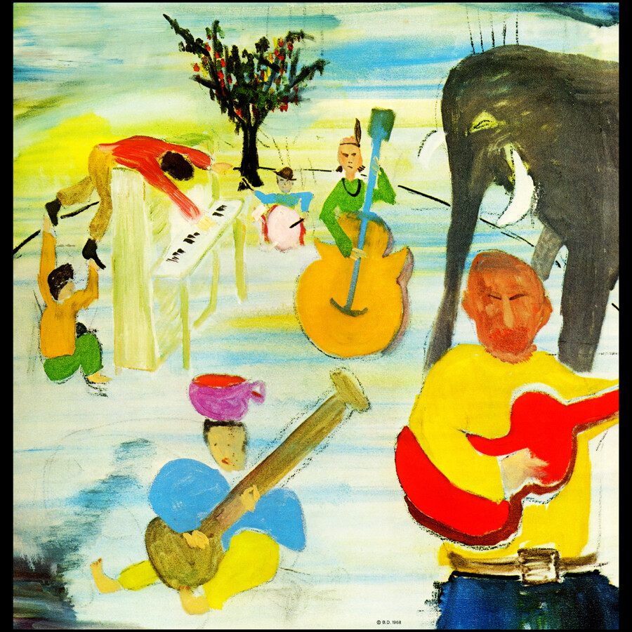 ■THE BAND / ザ・バンド■Music From Big Pink ■2 Album Covers - The Band - Music From Big Pink (1968) Album Cover
