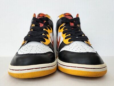 Nike Dunk High 2007 Black Orange Blaze Gold 309432-083 Mens Nike Dunk High 2007 Black Orange Blaze Gold 309432-083 Mens