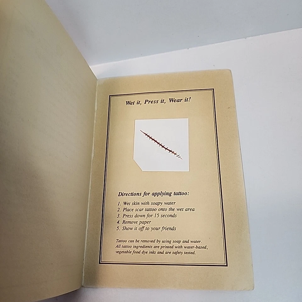 Goosebumps #12 Be Careful What You Wish For R.L. Stine WITH TATTOO First Print - Image 4 of 4