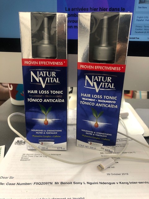 Natur Vital Hair Loss Tonic Treatment 200ml 2 Months Supply Uk