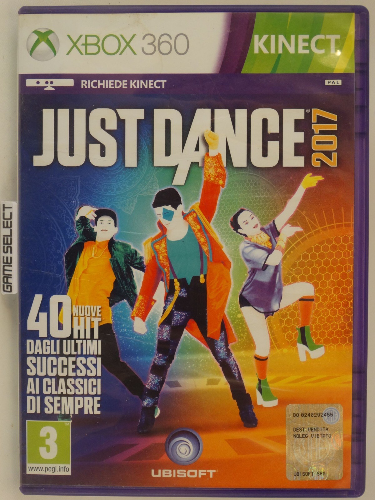 Just Dance 2017 Nécessite Kinect Xbox 360 Pal Français Original Complet