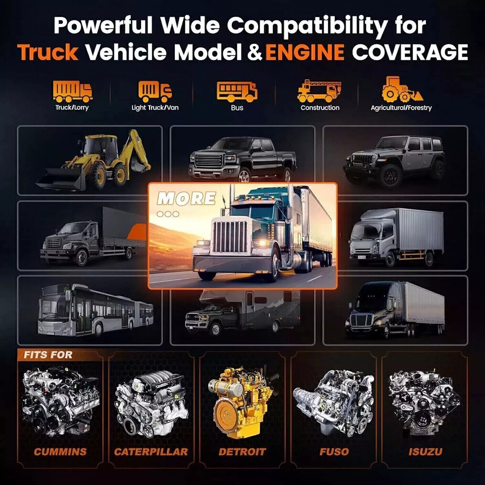 For John Deere Tractor Truck Engine Light Code Reader Diagnostic Tool