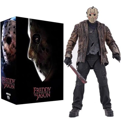 NECA Freddy Vs Jason Ultimate Jason Voorhees Action Figur 7  Boxed Toy Set