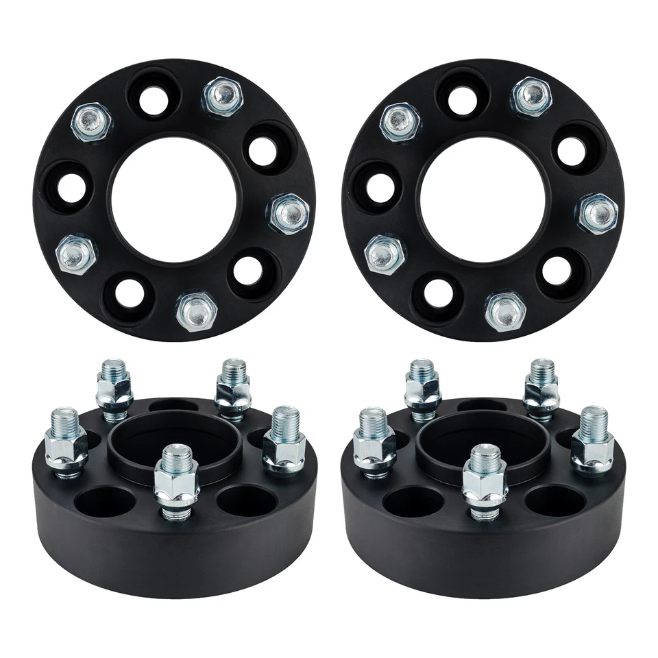 4x 1.5" 5x115 M14x1.5 71.5mm Espaciador de rueda para Chrysler 300/Dodge Challenger Foto 2 de 4