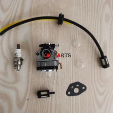 Carburetor & Spark Plug for Maruyama BET230 String Trimmer Carb Fuel Line Kit