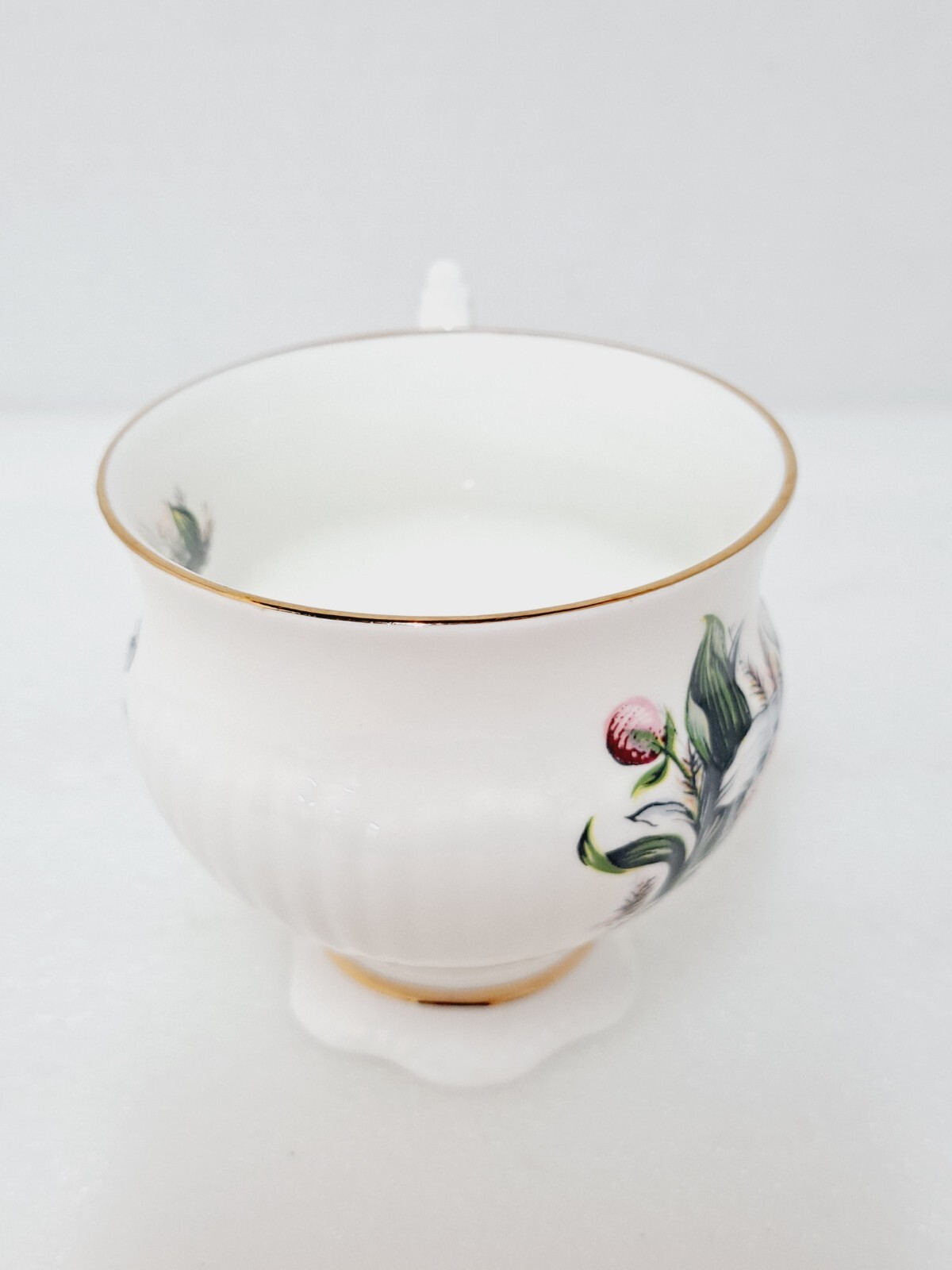 SAOLA Tazza da tè "Lady Slipper" fiori provinciali canadesi SOLO ricambio