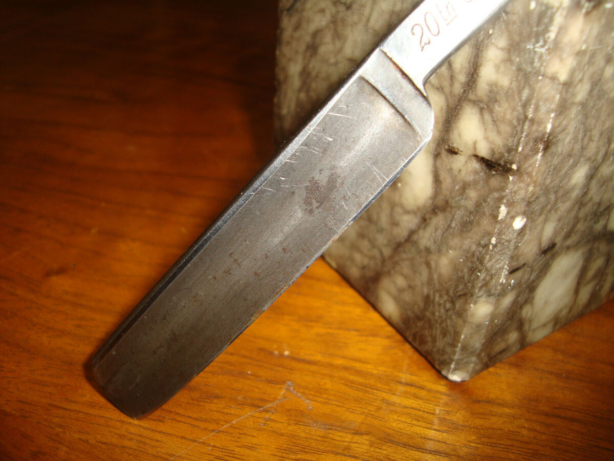 H BOKER & CO 20TH CENTURY Vintage Straight Razor Blade H BOKER & CO 20TH CENTURY Vintage Straight Razor Blade
