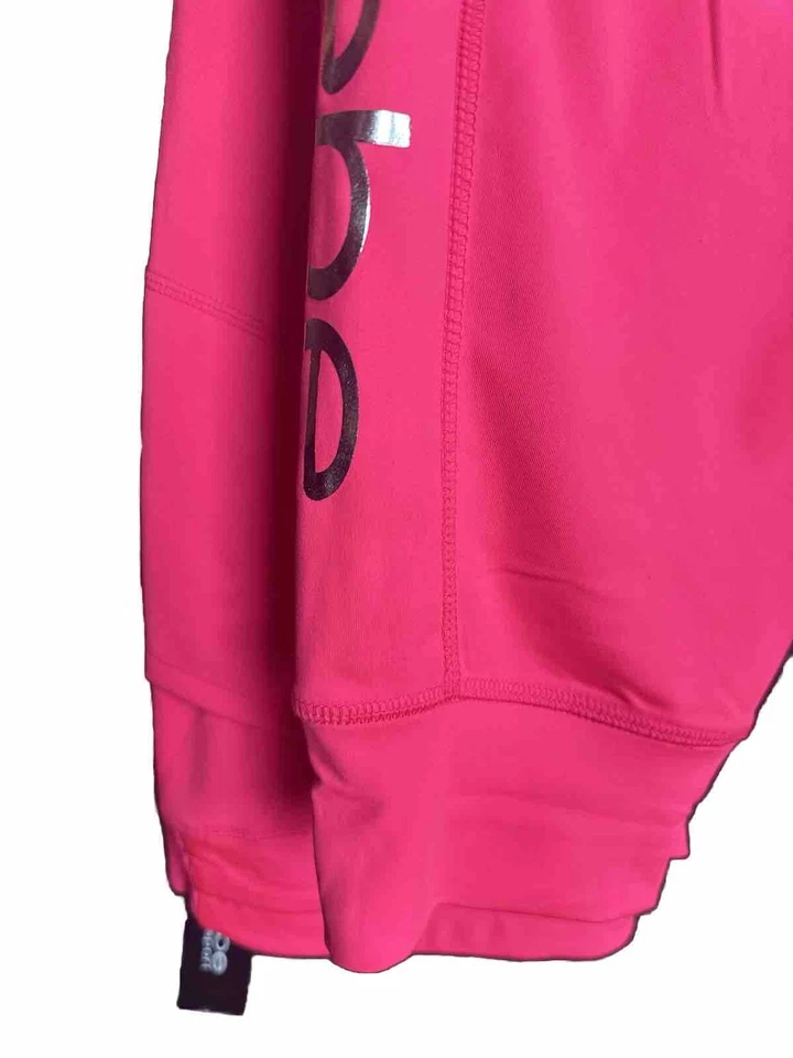 New Women’s BEBE SPORT Jogger Pants 3X Pink with Triple Logo Stylish Athletic - Image 3 of 4