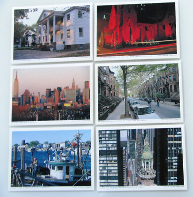 6 x NEW YORK CITY Manhattan Ansichtskarten Amerika Postkarten USA Postcards Lot