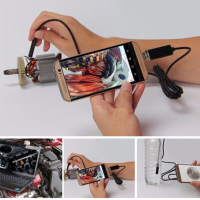 Megapixels HD USB C Endoscope Borescope Inspection Camera for Android