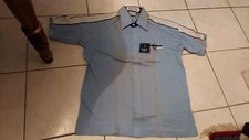 NWT Vintage GIVENCHY Button Down Casual Shirt Mens Size M Blue Rare 1980's Y2K