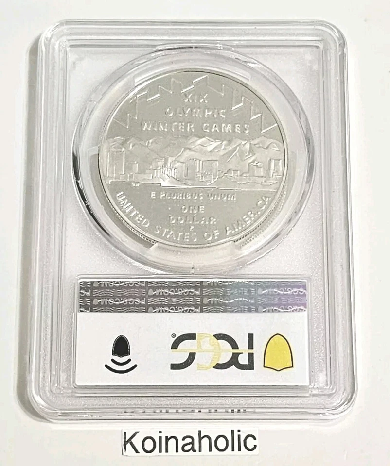2002 P $1 SILVER PROOF Salt Lake City Olympics Commem Dollar PCGS PR 69 DCAM - Image 4 of 4