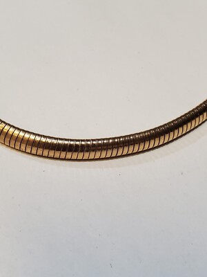 Vintage twistable gold tone snake waist belt VINTAGE WHITING & DAVIS GOLD ADJ MESH SNAKE Necklace / Belt  main image 3