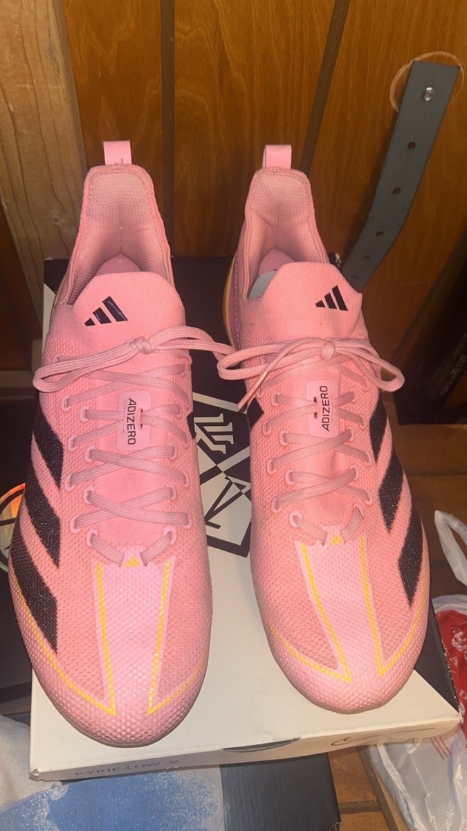 Adidas Adizero Electric + Pink & Orange  Football Cleats Sz 4 NEW IF1566 RARE Adidas Adizero Electric + Pink & Orange Football Cleats Sz 4  main image 3