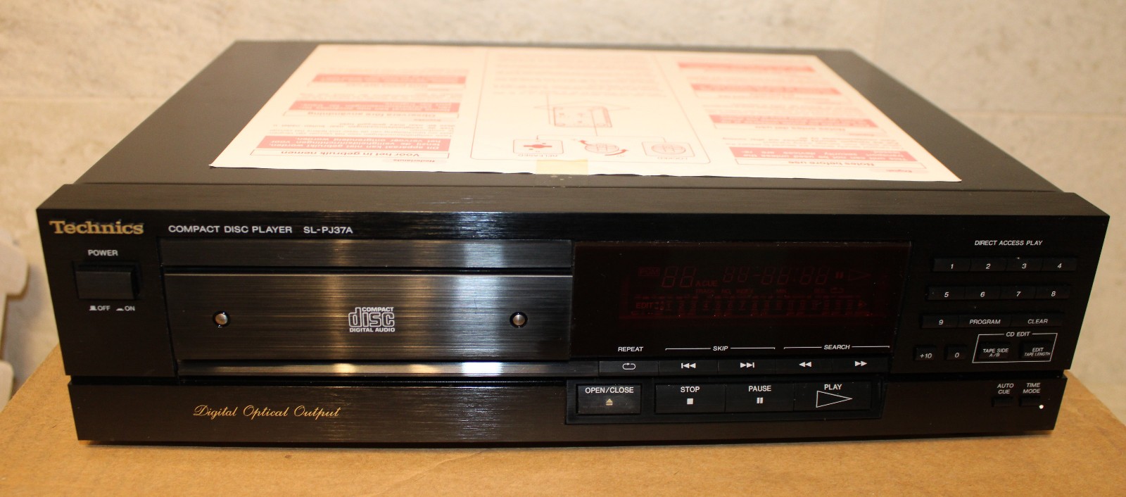 Technics SL-PJ37A Lettore CD - Il Re dei CD Usato Garantito