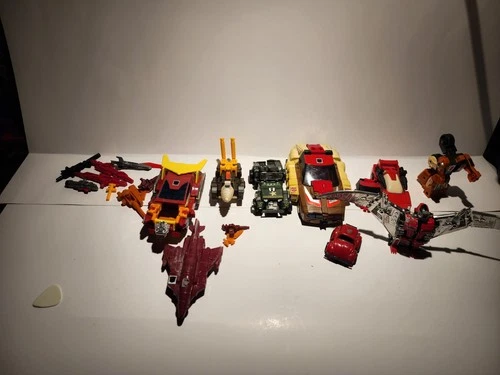 Lots Of Mixed Vintage Transformers Collectable Action Figures 80s/90s