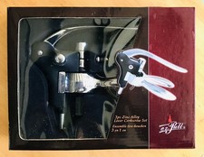 EZ- Pull Lever Corkscrew Wine Opener Set Foil Cutter Complete in Box