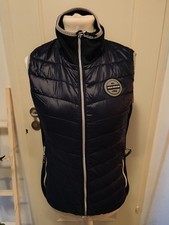 FELIX BÜHLER leichte Steppweste Reiterweste Reitermode blau Gr. L  TOP DH126