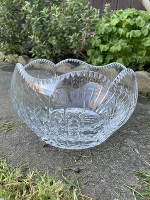 Die Kaiserin Krone große schwere Kristallschale aus dem Hause Igor Carl Faberge 