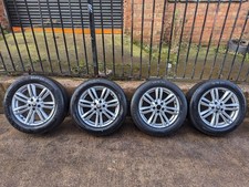 JAGUAR XF X250 SET OF 4 17" ALLOY WHEELS WITH TYRES CX23-DB
