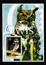 Benin 2003 UM Unlisted Owl Sheet UM