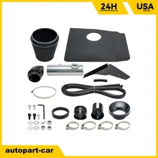 Cold Air Intake Kit w/ Heat Shield + Black Filter 3" Fits 2012-2015 Chevy Camaro