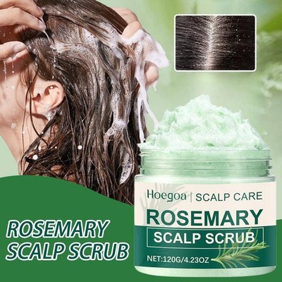 120g Scalp Scrub, Rosemary Scalp Exfoliator,Scalp Exfoliator UK Scrub Fo I3N3