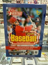 2026 Topps Heritage Baseball BLASTER BOX Look for Autographs Factory Sealed