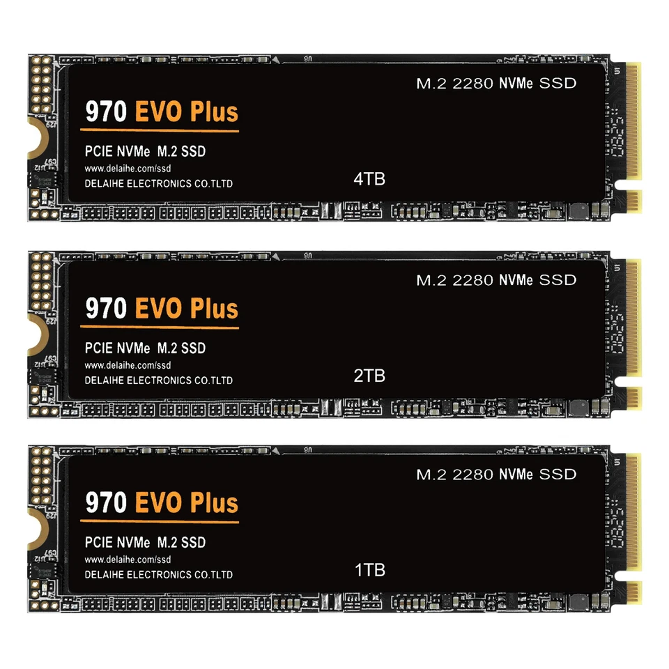 Clearance! Internal Solid State Drive 970 EVO Plus 1/2/4TB PCIe 4.0 NVMe M.2 - Image 4 of 4