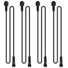 4Pcs 78 inch/6.56FT 4-Pin RGB LED Rock Lights Extension Cable Wire Cord Set