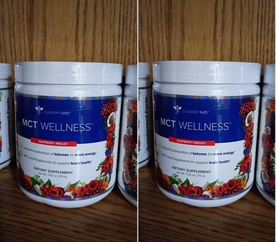 Gundry  MD Mct Wellness - Raspberry Medley - 8.25 oz - Dietary Supplement 2 Pack