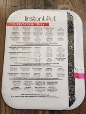 Instant Pot 14"x11" Nonslip Cutting Board W Instant Cook Times 2 Piece Mat Set