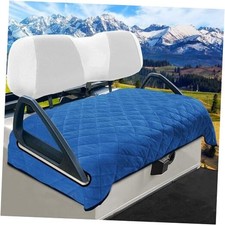 Golf Cart Seat Covers, Golf Cart Seat Towel Blanket, Short Plush Deep Blue