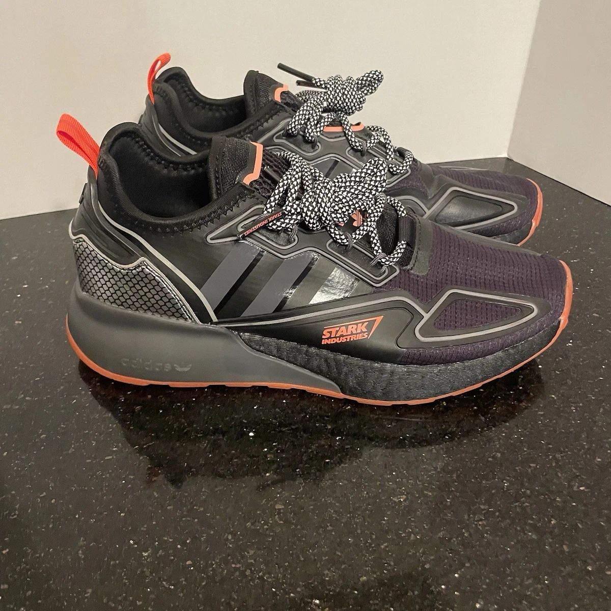 Marvel x adidas ZX 2K Boost Stark Industries - Black for Sale