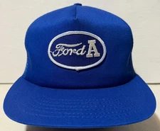 Vintage Nomad Ford A Mesh Snapback Adjustable Trucker Hat Cap Blue Made in USA