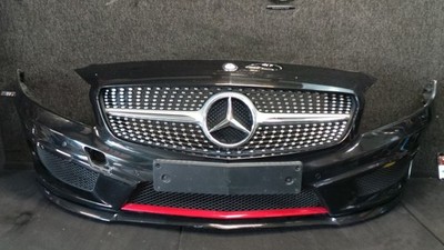 E100-70 * Mercedes AMG W176 Stoßstange Vorne Xenon  PDC 191 Kosmosschwarz Met