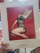 Marilyn Monroe "Lure Of Lace" Calendar Page