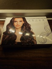 6in1 Ceramic Hair Curler Interchangeable Iron LED Curling Wand Roller Set Glove