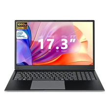 SGIN 17.3 Inch Laptop 4GB RAM 128GB SSD Computer with UHD Graphics 600 IPS FHD
