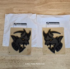 NEW 2023 Dodge Challenger Demon 170 Front Fender Emblems (2), OEM