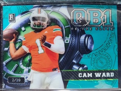 CamWard 2024 Wildcard QB1 on the Clock #OCW-TL-CW3 RC 7/10