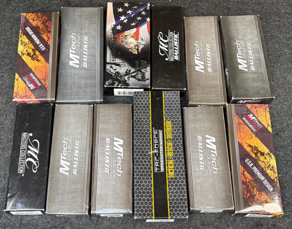 M-TECH USA Set of 12 Ballistics Tactical Brand New Knifes (Mix) - Image 3 of 3