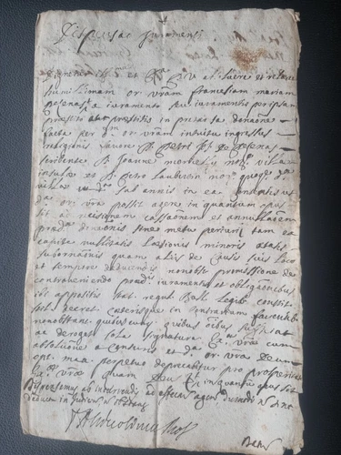 MANUSCRIT ANCIEN 1684 Louis XIV — Acte Officiel / Rare Document Époque XVIIe